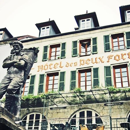 Logis Hotel Des Deux Forts Salins-les-Bains Buitenkant foto